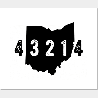 43214 Zip Code Clintonville Columbus Ohio Posters and Art